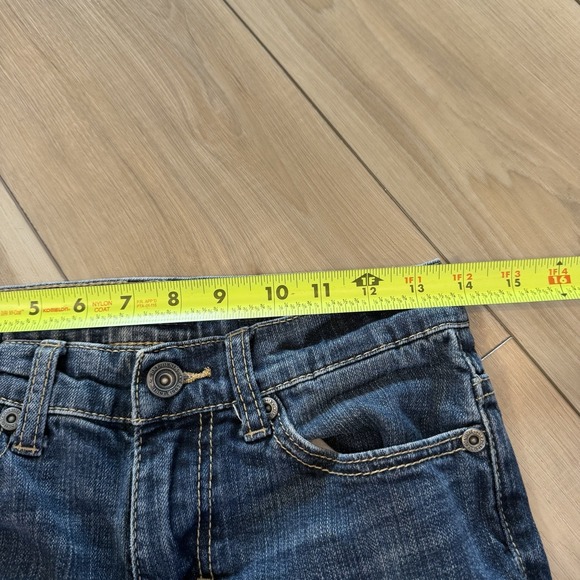 BKE Aiden Mens 28x30 Straight Bootcut Dark Wash Jeans Low Rise - Picture 2 of 8